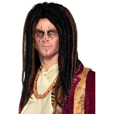Peruka Voodoo Dreadlock Deluxe Smiffys 45058 - Mężczyzna Halloween Peruka Voodoo Dreadlock Deluxe Smiffys 45058 - Mężczyzna Halloween