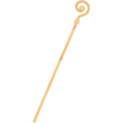 Bastão de Crozier dourado Smiffys - Extensível, 4 peças, 118cm - Staff - Fantasia de Natal Bastão de Crozier dourado Smiffys - Extensível, 4 peças, 118cm - Staff - Fantasia de Natal