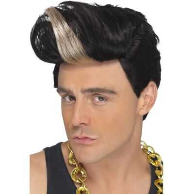 Parrucca da rapper anni 90 Smiffys Nero Biondo - Parrucca per costume anni 90 Parrucca da rapper anni 90 Smiffys Nero Biondo - Parrucca per costume anni 90