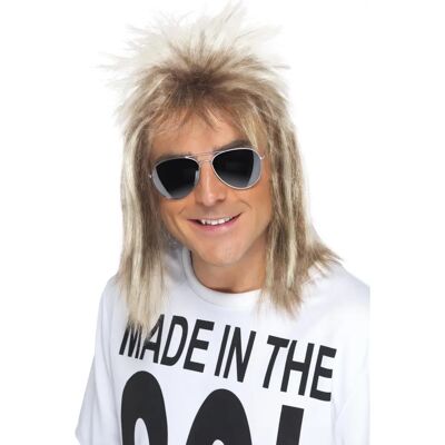 Peruka Mullet blond 80. lat - Akcesorium dla dorosłych Peruka Mullet blond 80. lat - Akcesorium dla dorosłych