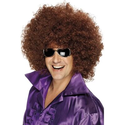 Smiffys Afro Paróka Óriási Barna - 70-es évek diszkó jelmez Smiffys Afro Paróka Óriási Barna - 70-es évek diszkó jelmez