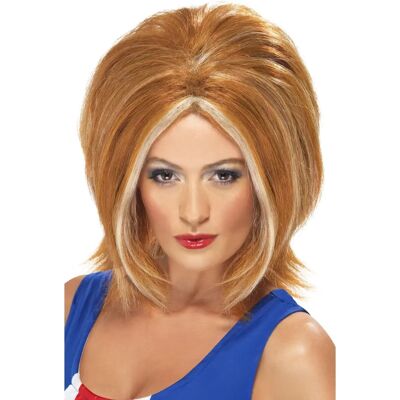 Peluca Ginger Spice con mechas rubias - Accesorio de disfrace para adultos Peluca Ginger Spice con mechas rubias - Accesorio de disfrace para adultos