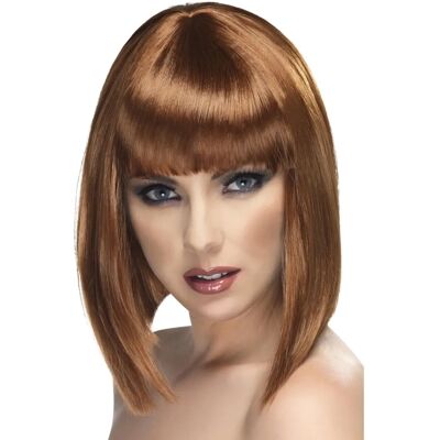 Smiffys Lila Kort Glamour Peruk - Peruk Smiffys Lila Kort Glamour Peruk - Peruk