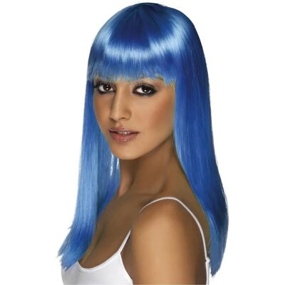 Smiffys Neon Blau Grün Glamour Perücken - Erwachsen Kostüm Smiffys Neon Blau Grün Glamour Perücken - Erwachsen Kostüm