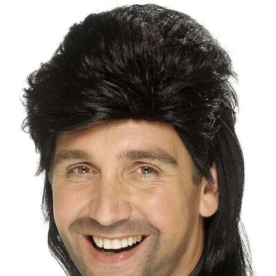 Peruka Mullet Jason od Smiffys - Akcesorium na kostium dla dorosłych Peruka Mullet Jason od Smiffys - Akcesorium na kostium dla dorosłych