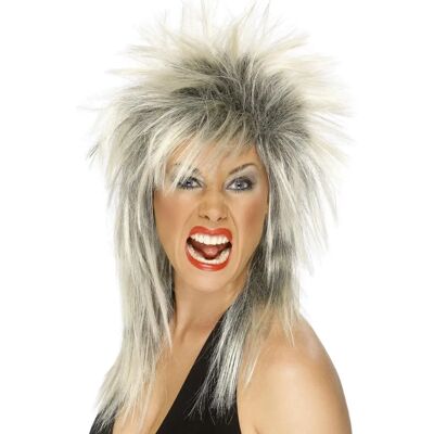 Peruka Mullet Blond i Czarny od Smiffys - Kostium lat 80. Peruka Mullet Blond i Czarny od Smiffys - Kostium lat 80.