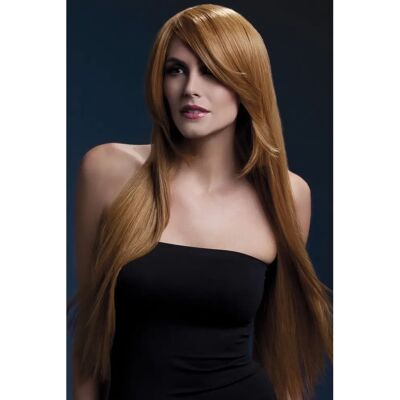 Smiffys Fever Auburn Wig - Fancy Dress, Long Straight, Adjustable Cap Smiffys Fever Auburn Wig - Fancy Dress, Long Straight, Adjustable Cap
