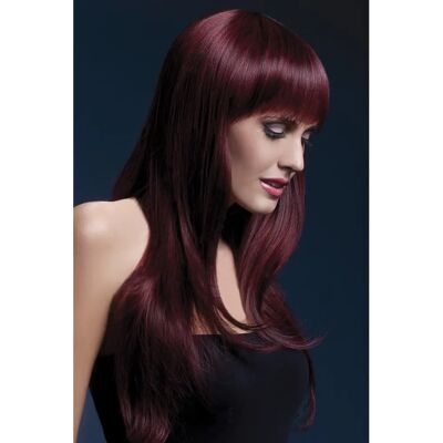 Smiffys Fever Sienna Two Tone Wig Black/purple - Fancy Dress Accessory Smiffys Fever Sienna Two Tone Wig Black/purple - Fancy Dress Accessory