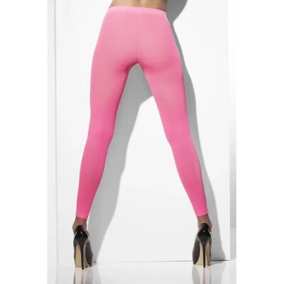 Smiffys Neon Rosa Opaque Fotlösa Strumpbyxor - Neon Rosa Tillbehör Smiffys Neon Rosa Opaque Fotlösa Strumpbyxor - Neon Rosa Tillbehör