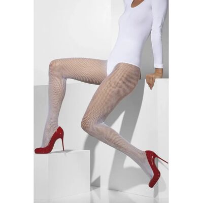 Collants en filet blanc Smiffys - Accessoires de déguisement Collants en filet blanc Smiffys - Accessoires de déguisement