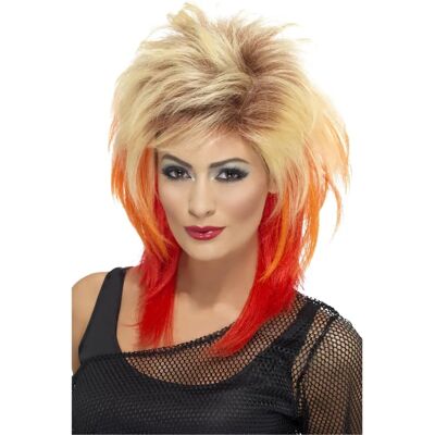 Peruka Mullet z lat 80. Blond Ruda - Akcesorium Kostiumowe Peruka Mullet z lat 80. Blond Ruda - Akcesorium Kostiumowe