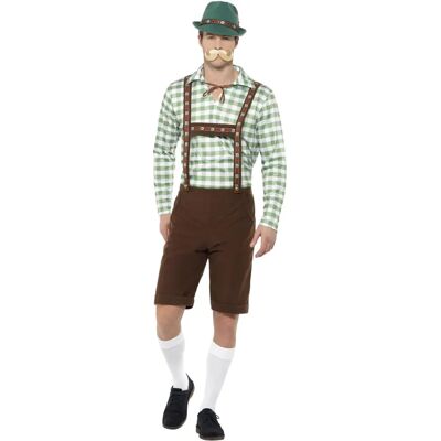 Smiffys Grünes/Braunes Bayerkostüm - Kostüme Smiffys Grünes/Braunes Bayerkostüm - Kostüme