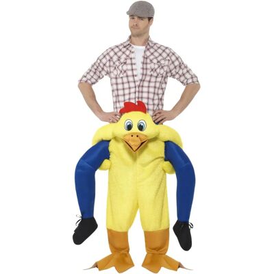 Disfraz de Piggyback Amarillo de Smiffys - Disfraz para adultos Disfraz de Piggyback Amarillo de Smiffys - Disfraz para adultos