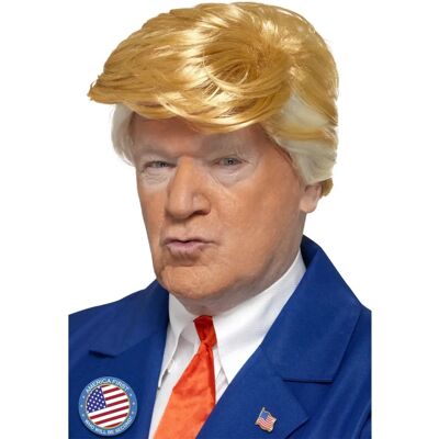 Parrucca da presidente adulto Smiffys - Accessorio per costume adulto Parrucca da presidente adulto Smiffys - Accessorio per costume adulto