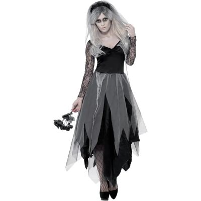 Disfraz de Novia Fantasma de Cementerio - Halloween Disfraz de Novia Fantasma de Cementerio - Halloween
