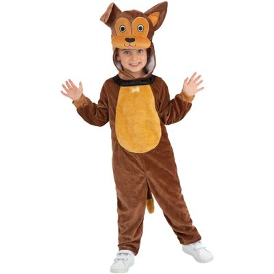 Disfraz de perro marrón para niños pequeños - Unisex de fantasía Disfraz de perro marrón para niños pequeños - Unisex de fantasía