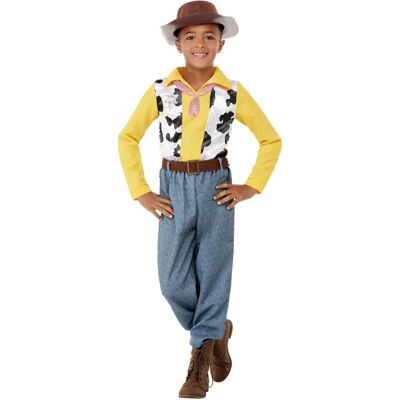 Smiffys Brun/Gul/Vit Liten Western Cowboy Kostym - Kostym Smiffys Brun/Gul/Vit Liten Western Cowboy Kostym - Kostym