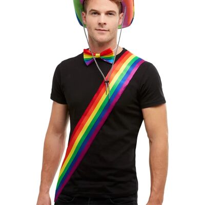 Ceinture arc-en-ciel Smiffys - Pour Pride & LGBT - Publicité Ceinture arc-en-ciel Smiffys - Pour Pride & LGBT - Publicité