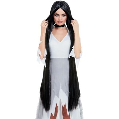 Smiffys Black Witch Wig - Long Halloween Costume Accessory Smiffys Black Witch Wig - Long Halloween Costume Accessory