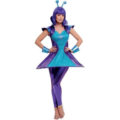 Smiffys Alien Damen Kostüm - Kostüm Smiffys Alien Damen Kostüm - Kostüm