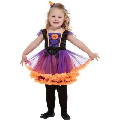 Smiffys Toddler Pumpkin Witch Costume - Halloween Costume for Toddler Smiffys Toddler Pumpkin Witch Costume - Halloween Costume for Toddler