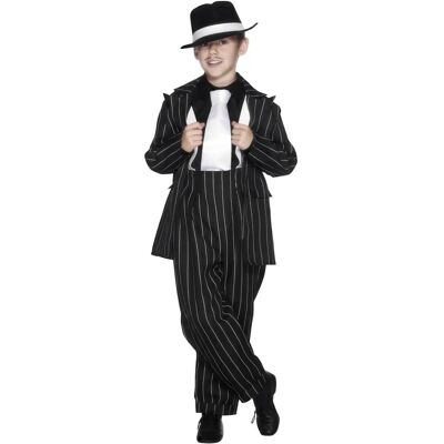 Smiffys Zoot Suit Costume Kids Black White - Costumes Smiffys Zoot Suit Costume Kids Black White - Costumes