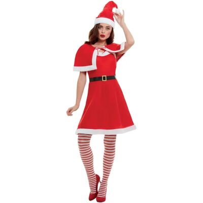 Costume Miss Santa Smiffys 44834l Xl - Abito natalizio per adulti Costume Miss Santa Smiffys 44834l Xl - Abito natalizio per adulti
