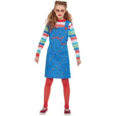 Costume bambino Chucky blu di Smiffys - Vestito e top Costume bambino Chucky blu di Smiffys - Vestito e top