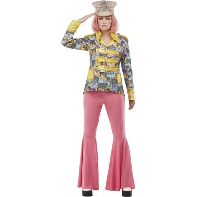 Chaqueta de carnaval azul y amarillo de Smiffys - Talla 8-10 Chaqueta de carnaval azul y amarillo de Smiffys - Talla 8-10