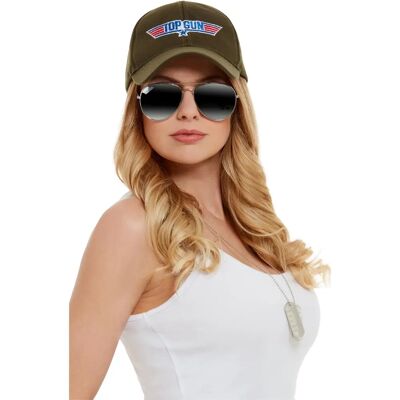 Accessori Costume Top Gun Khaki di Smiffys Accessori Costume Top Gun Khaki di Smiffys