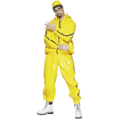 Smiffys Gul rapperkostyme - Bryst 38-40, Innvendig benlengde 32.75 - Kostyme Smiffys Gul rapperkostyme - Bryst 38-40, Innvendig benlengde 32.75 - Kostyme