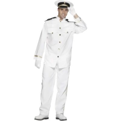 Smiffys Adult Men's Captain Costume - Land, Sea & Air Forces Smiffys Adult Men's Captain Costume - Land, Sea & Air Forces