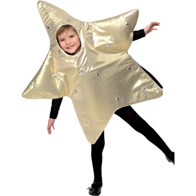 Costume d’Étoile de Noël Dorée - Enfants 4-6 Ans - Publicité Costume d’Étoile de Noël Dorée - Enfants 4-6 Ans - Publicité