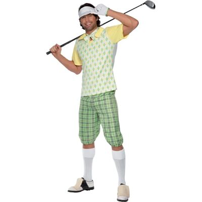 Smiffys Green Yellow White Golf Costume - Chest 38-40" Smiffys Green Yellow White Golf Costume - Chest 38-40"