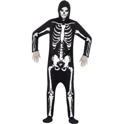 Smiffys Combinaison squelette adulte - Costume d'Halloween Smiffys Combinaison squelette adulte - Costume d'Halloween