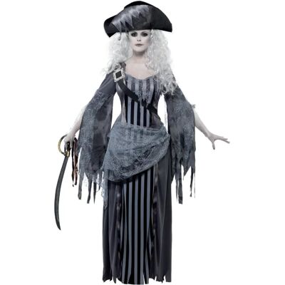 Smiffys Ghost Ship Princess Costume - Adult Female Halloween Dress & Hat Smiffys Ghost Ship Princess Costume - Adult Female Halloween Dress & Hat
