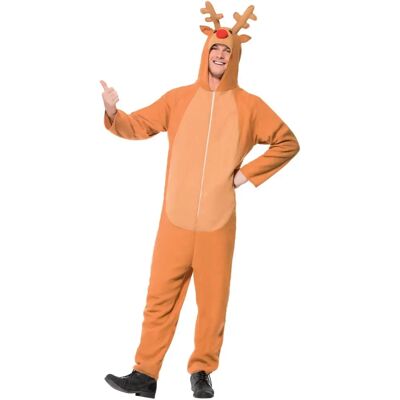 Smiffys Reindeer Costume - Brown, Model 26951l, Adult Smiffys Reindeer Costume - Brown, Model 26951l, Adult