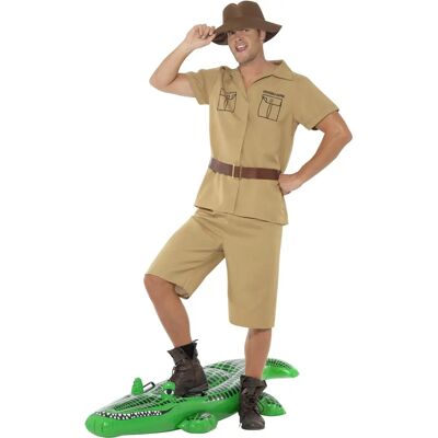 Disfraz de Safari Hombre de Smiffys - Marrón, Camisa, Pantalones cortos, Sombrero Disfraz de Safari Hombre de Smiffys - Marrón, Camisa, Pantalones cortos, Sombrero