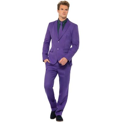 Smiffys Purple Suit - Adult Fancy Dress Costume - Stand Out Party Outfit Smiffys Purple Suit - Adult Fancy Dress Costume - Stand Out Party Outfit