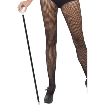 Canne Charleston Noire de 80cm - Accessoire Costume Canne Charleston Noire de 80cm - Accessoire Costume