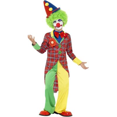 Costume de Clown pour Enfants de Smiffys - Veste, Pantalons, Chemise & Nœud Papillon Costume de Clown pour Enfants de Smiffys - Veste, Pantalons, Chemise & Nœud Papillon