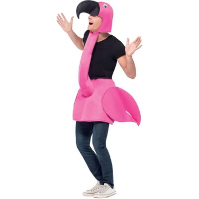 Smiffys Adult Pink Flamingo Costume - Party Smiffys Adult Pink Flamingo Costume - Party