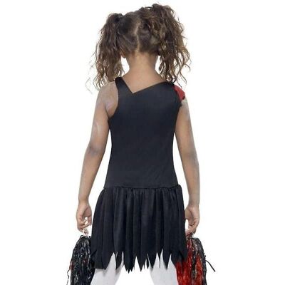 Déguisement de cheerleader zombie Smiffys rouge et noir avec sang - Filles - Publicité Déguisement de cheerleader zombie Smiffys rouge et noir avec sang - Filles - Publicité