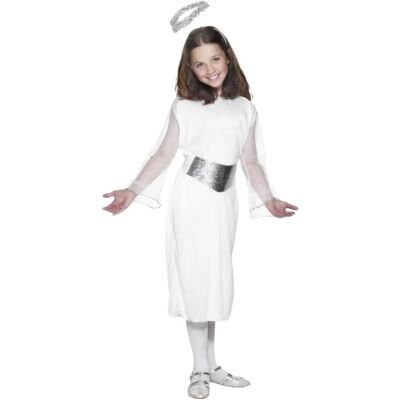 Disfraz de Ángel de Smiffys - Niño, Edad 3-5 Blanco - Disfraz Disfraz de Ángel de Smiffys - Niño, Edad 3-5 Blanco - Disfraz