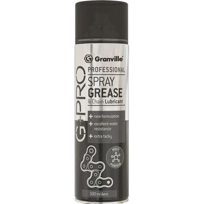 Granville - G+Pro - Bike chain - Spray grease - Lubricant Granville - G+Pro - Bike chain - Spray grease - Lubricant