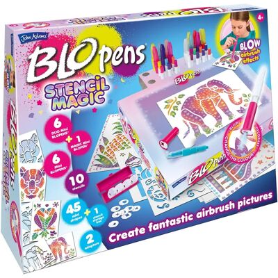 John Adams Blo Pens Stencil Magic - Art Supplies John Adams Blo Pens Stencil Magic - Art Supplies