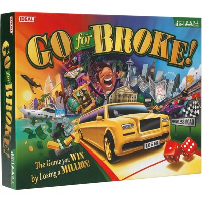 IDEAL Go For Broke Brettspiel - Familienspaß Strategie IDEAL Go For Broke Brettspiel - Familienspaß Strategie