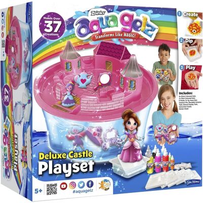 John Adams: AQUAGELZ Deluxe Castle Playset - Pink John Adams: AQUAGELZ Deluxe Castle Playset - Pink