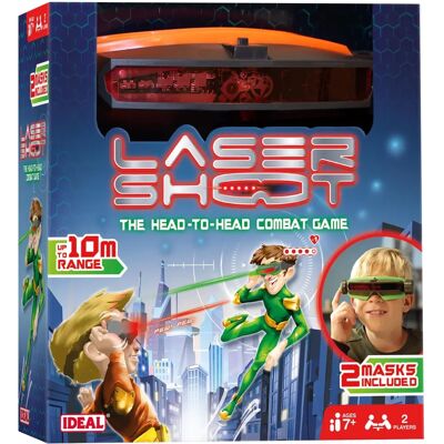 Ideal Laser Battle Game - Electronic Laser Shooting - 2 Players - Ages 6-7 Ideal Laser Battle Game - Electronic Laser Shooting - 2 Players - Ages 6-7
