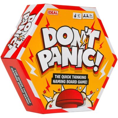 John Adams Don't Panic - Jeu de société de réflexion rapide pour la famille - Publicité John Adams Don't Panic - Jeu de société de réflexion rapide pour la famille - Publicité